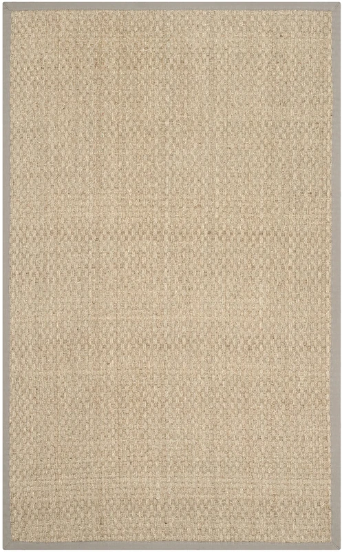 SAFAVIEH Natural Fiber Rug for Living Room, Dining Room, Bedroom - Natural Fiber Collection, Short Pile, in Natural, 79 X 152 cm