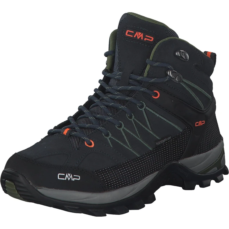 CMP Rigel Mid Trekking Shoes Wp Grey UK 12