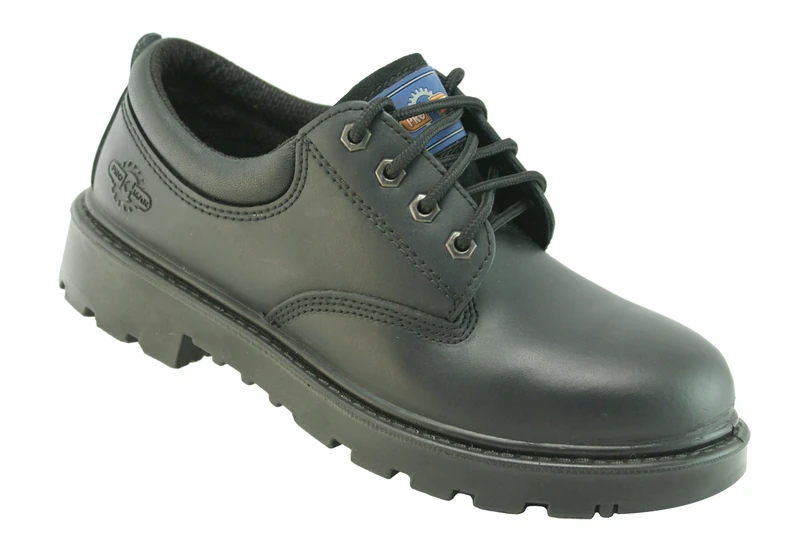 Rock Fall ProMan Austin Black Fibre Glass Toe Cap Black Boot, Fully Waterproof Safety Boots, SRC Slip Rated Work, Shock Absorbing Midsole and Lightweight UK 8