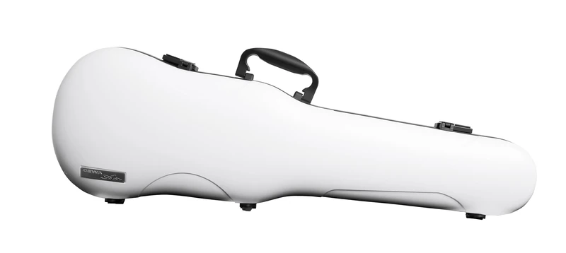 GEWA AIR 1.7 Form Shaped Violin Case matt White, Made in Germany, high Break Resistance
