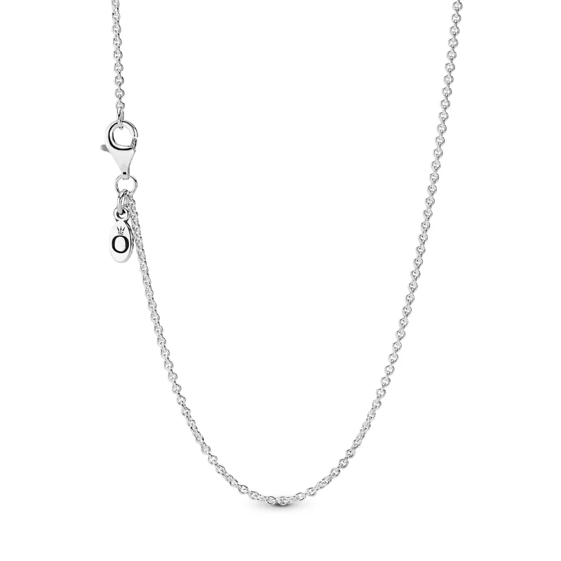 PANDORA Women's Sterling Silver Classic Cable Necklace, 90cm, No Box