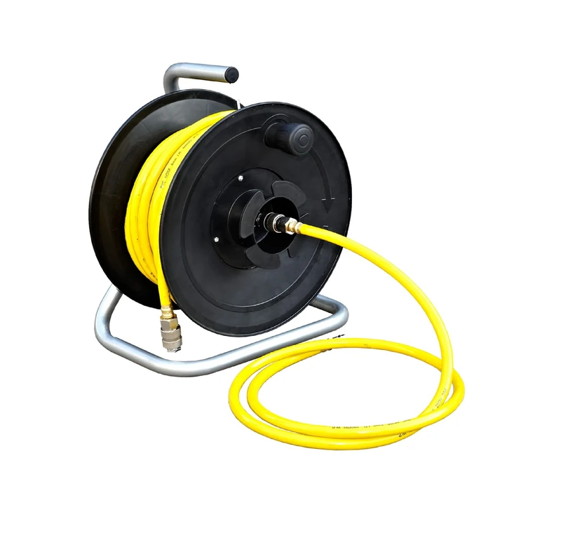 SIP Air Hose Reel 20m Floor Standing Hose Reel 8mm Diameter 20Bar (300psi) Max Pressure