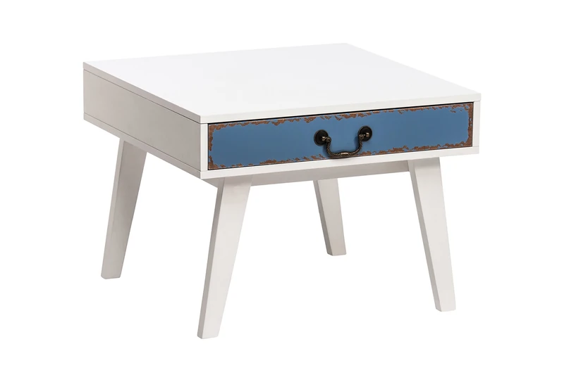 Premier Housewares Alchemy Side Table with Drawer - Multi-Coloured