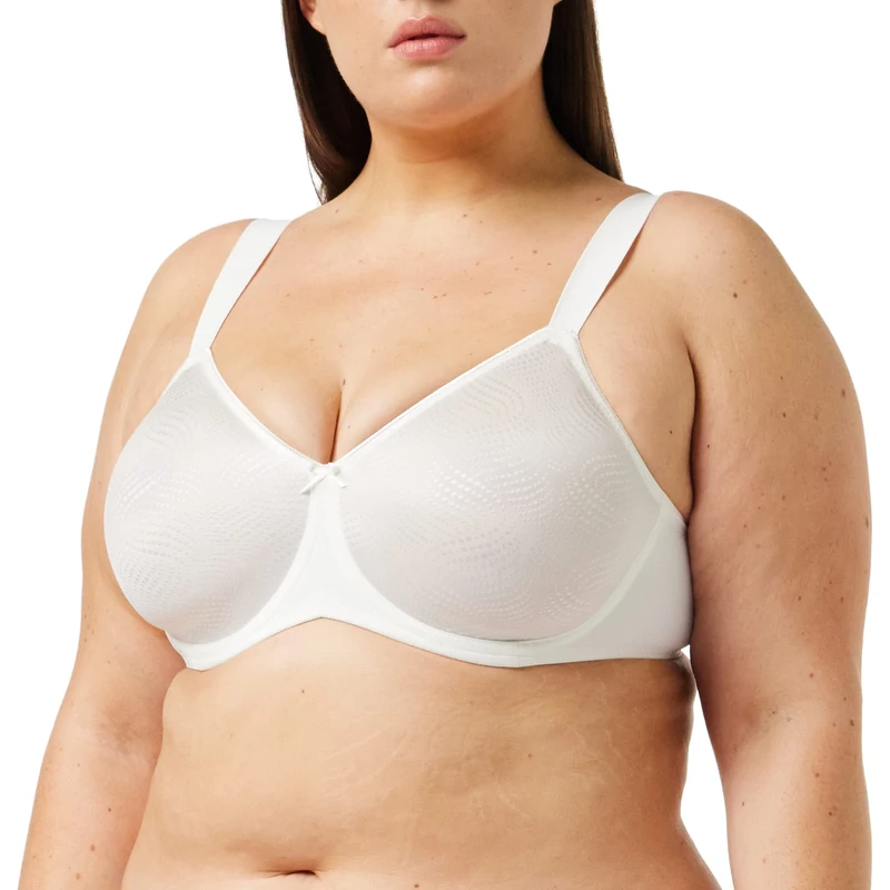 Triumph Women's Essential Minimizer W X Non-padded wired Bra, Beige (Vanille), 40DD (Manufacturer size: E090 EU/ E105 FR)