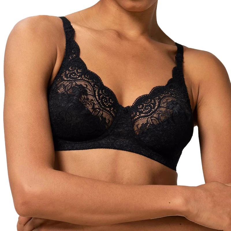 Triumph Women's Amourette 300 N X, Non-wired bra, BLACK