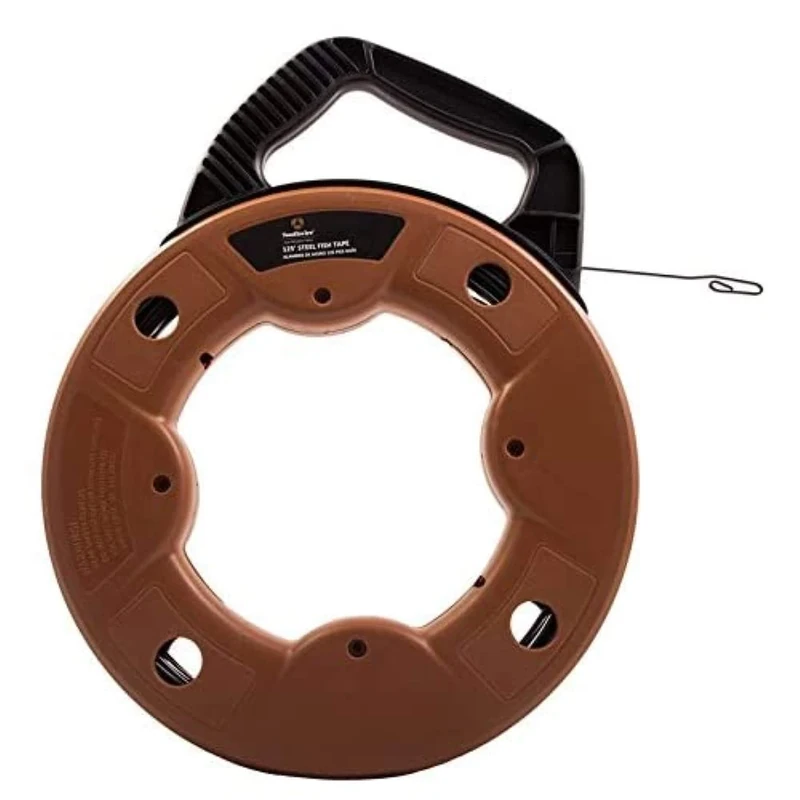 Southwire 58279940 1/8 in. 125 ft. Flat Steel Fish Tape