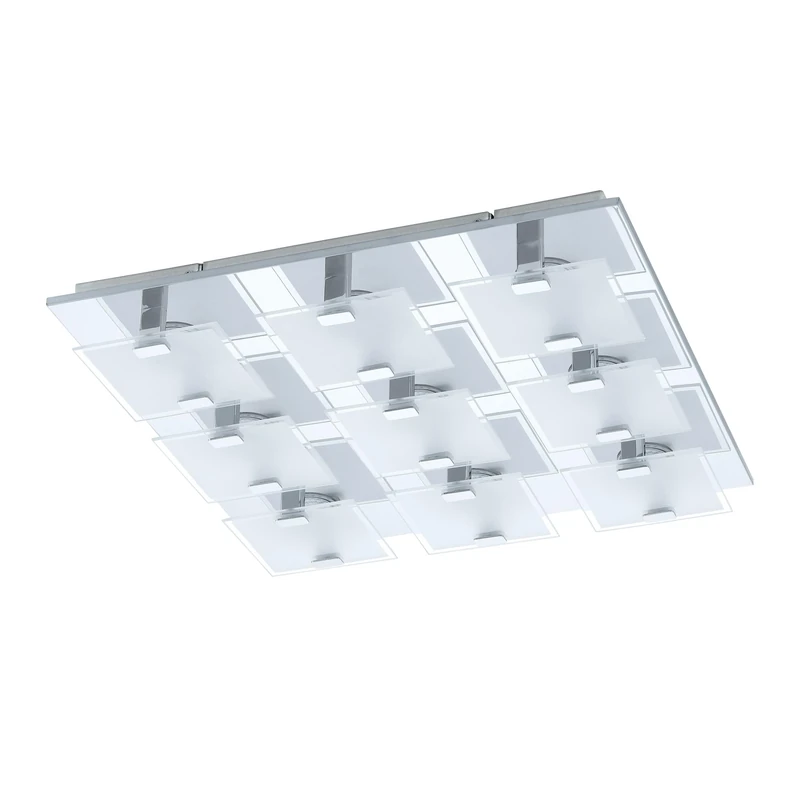 Eglo 93315 Ceiling Light, Glass, Transparent