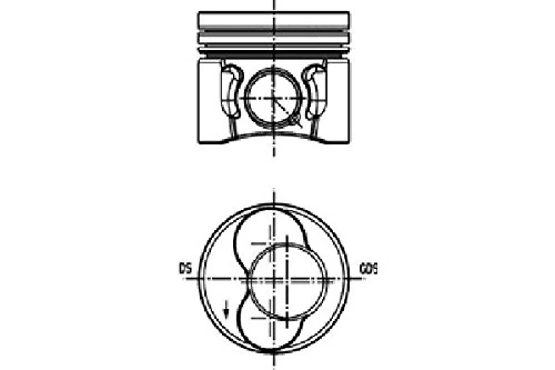 KS KOLBENSCHMIDT 40 421 620 Piston