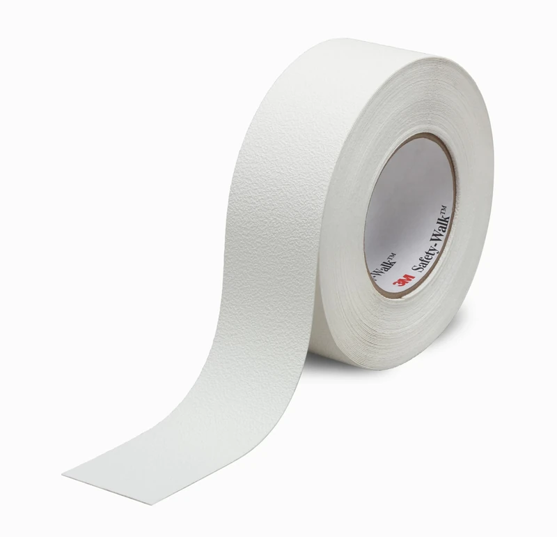 3M Safety-Walk Slip Resistant Fine Resilient Tape 280, White, 51 mm x 18.30 m | for showers, tubs, surfboards, around hot tubs and pools