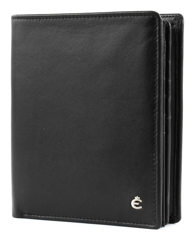 Esquire Wallet 04794900 Black 00 11 x 12 cm Hombre, Black 00, 11 x 12 cm, Casual