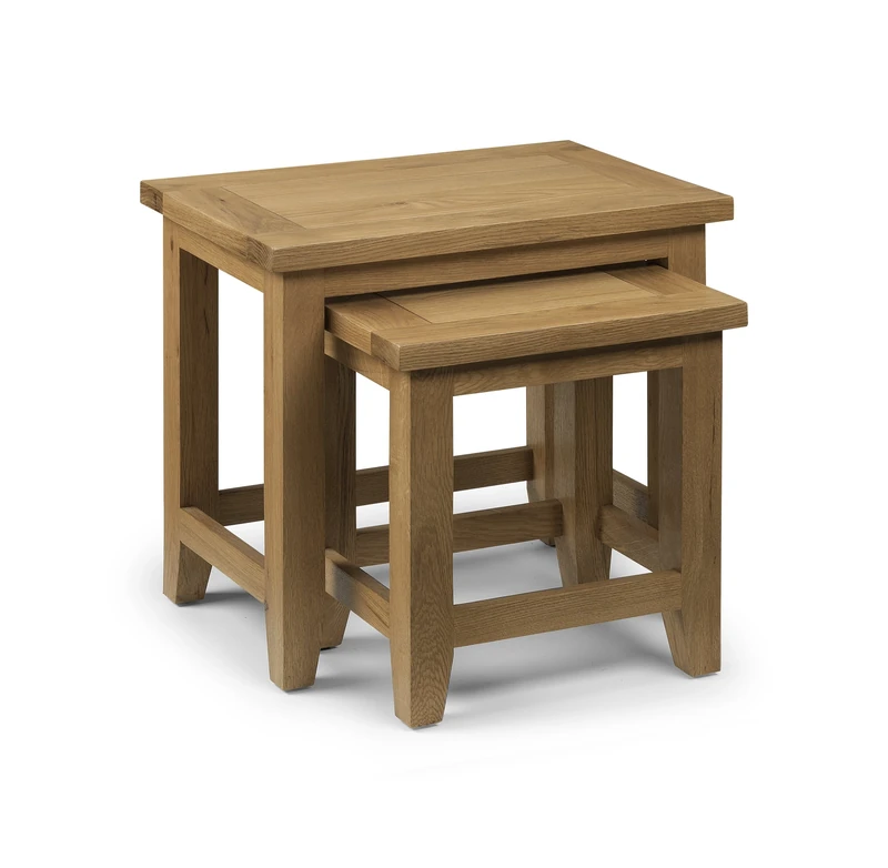 Julian Bowen Astoria Nest of Tables, Oak