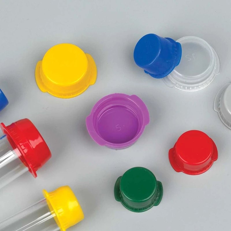 Globe Scientific Snap Cap with Two Thumb Tabs for 16mm Vacuum and Test Tubes, 113141C, Polyethylene, Clear, 1000/Bag