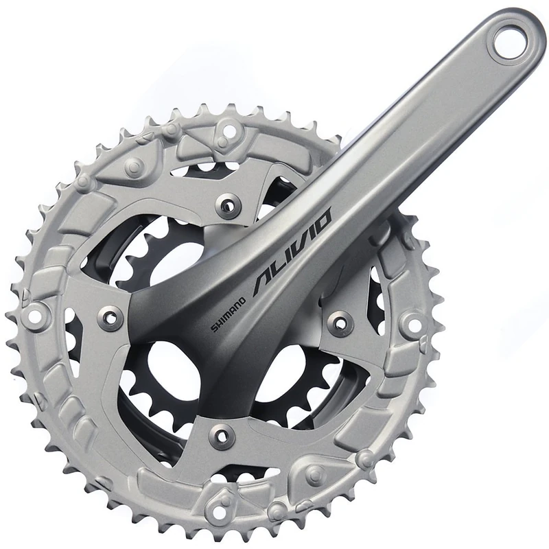 Shimano Alivio FC-T4060 Alivio 2-piece design chainset, 44/32 / 22T, silver, 170 mm