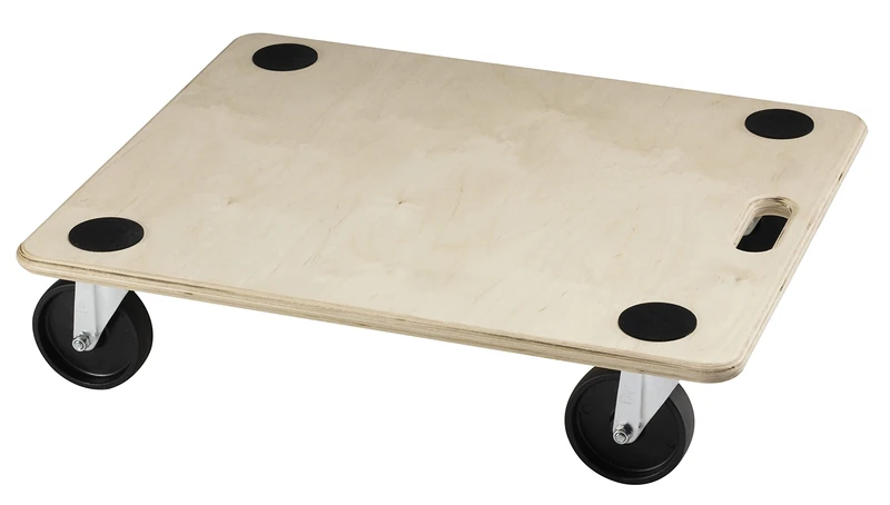 Dörner + Helmer Atlas Transport Aid (Load Capacity 400 kg, Contact Area 600 x 495 mm, Furniture Roller, Transport Roller with PP Wheels) 290635