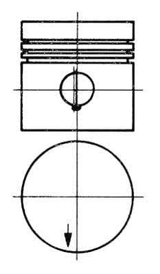 KS Kolbenschmidt 91 430 630 piston
