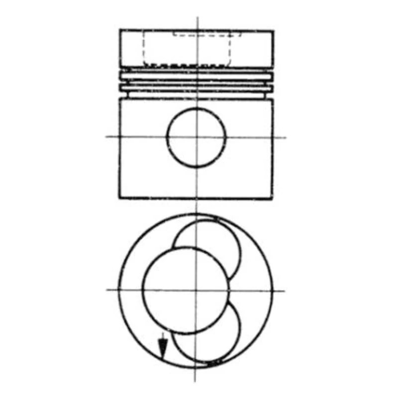 KS KOLBENSCHMIDT 92 581 610 Piston