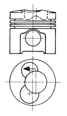 KS KOLBENSCHMIDT 93 472 610 Piston