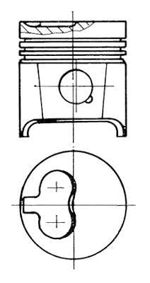 KS KOLBENSCHMIDT 93 784 730 Piston