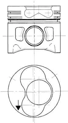 KS KOLBENSCHMIDT 94 427 710 Piston