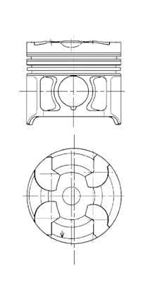 KS KOLBENSCHMIDT 94 819 700 Piston