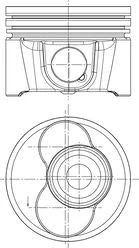 KS KOLBENSCHMIDT 99 832 600 Piston