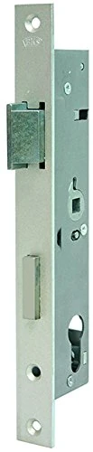 ALPERTEC Mortise Lock 35 mm Tubular Frame Lock Door Lock Strike Plate Galvanised 72 mm PZ Rod, 1 Piece, 50021630