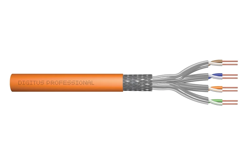 Digitus Cat.7 S/FTP installation cable, 500 m, simplex, Dca-s1a d1 a1