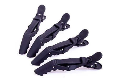 mateque Pack of 4 Crocodile Hair Clips for Sectioning - Image 1
