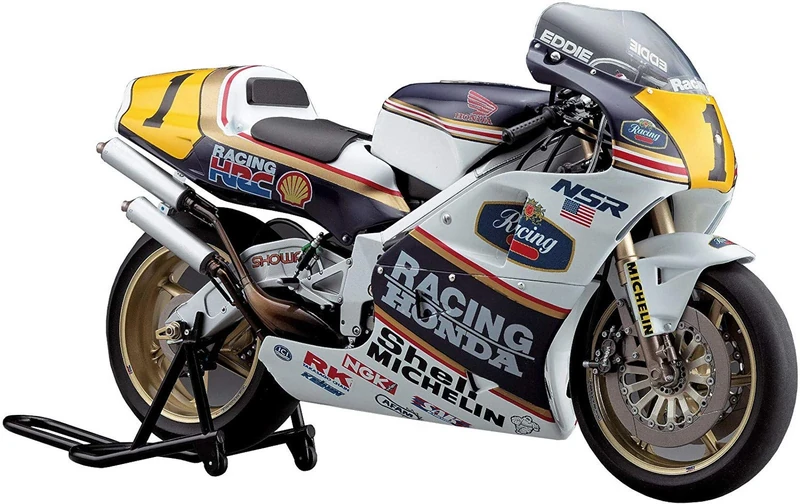 Hasegawa 1:12 Honda NSR500 1989 WGP500 Champion Eddie Lawson Model