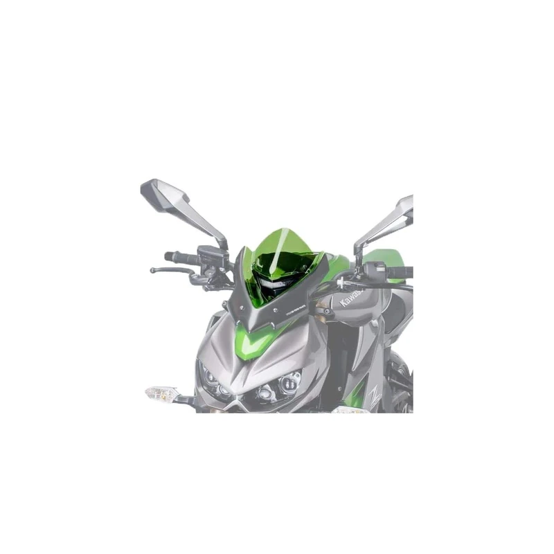 Puig 7011V Windshield for Kawasaki Z1000 2014, Green, Medium