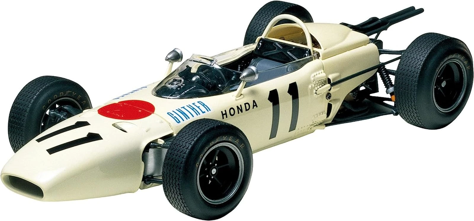 TAMIYA 20043-000 Fahrzeug 20043 1:20 Honda RA272-Faithful Replica, Building, Plastic, Crafts, Hobby, Model Kit, Assembly, Unpainted, Unvarnished, Mittel