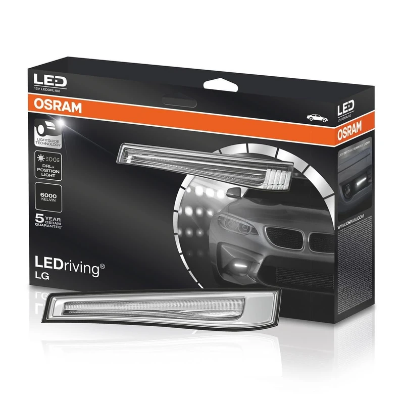 OSRAM LEDDRL102 LED Driving LG LED Daytime Running Light Kit - Image 1