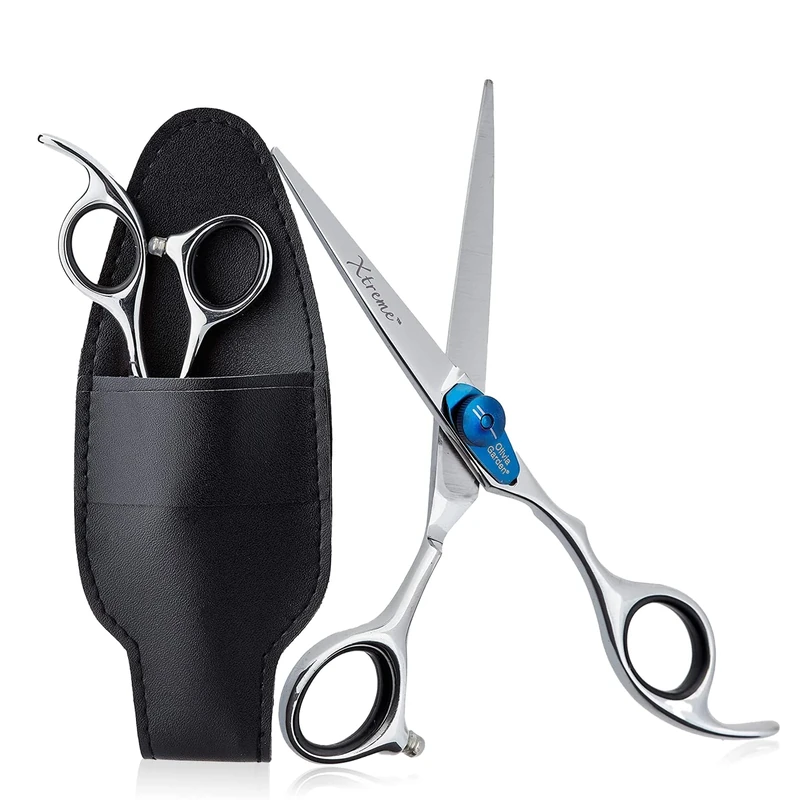 Olivia Garden Xtreme 5.0" - Right Hand Scissors - Ergonomic Handle, Adjustable Tension, Perfect for Beginners & Students