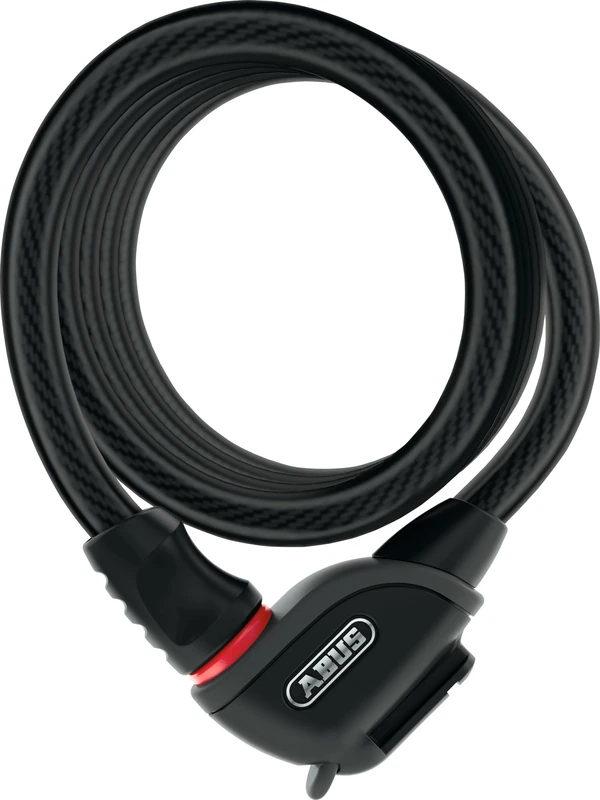 ABUS Phantom 8950/180 TexKF cable lock - Bike lock set with TexKF bracket for the bike frame - 12/15 mm - security level 5 - Black