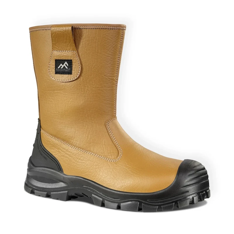 Rock Fall Men's Chicago Safety Boot, Honey, 13 UK