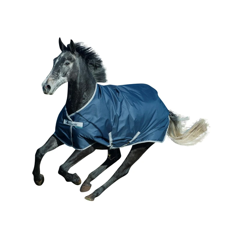 Bucas Freedom Turnout 125 Horse Rug 150 g Navy/Silver - Image 1