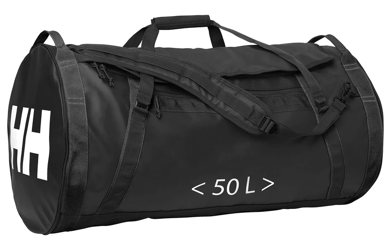 Helly Hansen Unisex HH Duffel Bag 2 50L, Black 2.0, STD