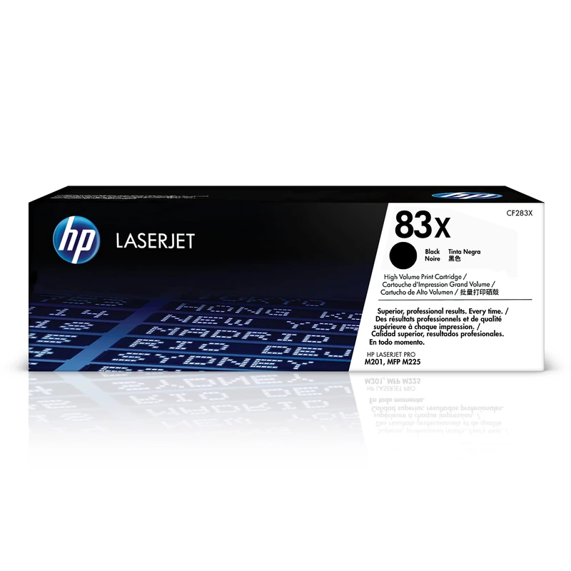 HP CF283X 83X High Yield Original LaserJet Toner Cartridge, Black, Single Pack