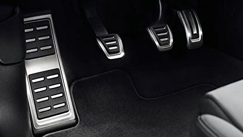 Audi Pedal Trim Set for A3 (AB3)/TT3 Left-Hand Drive Hand Switch with Foot Rest (Black)