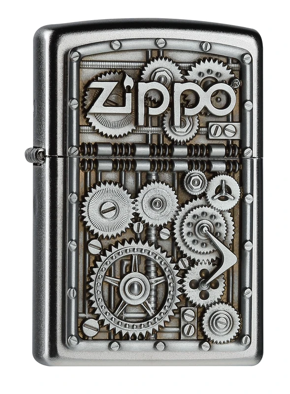 Zippo Lighter, Stainless Steel, 1 x 3,5 x 5,5 cm