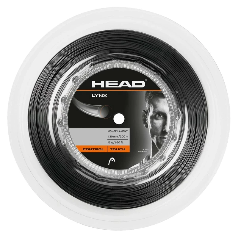 HEAD Unisex's Lynx Racquet String-Multi-Colour, Size 18/200 m