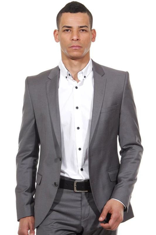 SELECTED HOMME Men's One Mylo Logan1 Blazer NOOS ID Suit Jacket, Grey-Grau (Grey), 38R