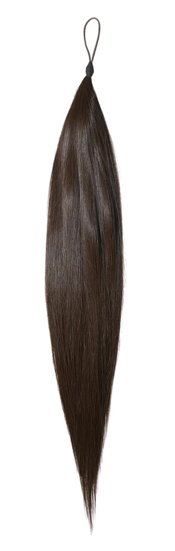 Thermofibre Hair Addition Silky Straight 30" Colour HA2/4 - Dark Brown/Chestnut Brown (Versatile Ponytail and Braid Hair Switch)