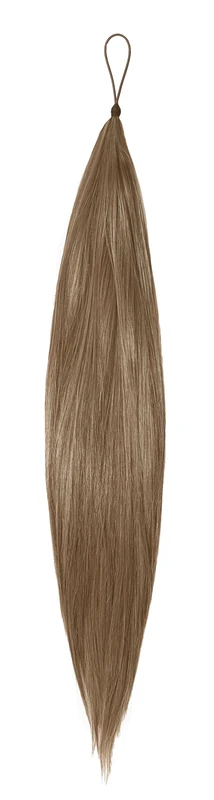 Human Hair Addition Silky Straight 18" Colour 12 - Golden Brown (Versatile Ponytail and Braid Hair Switch)