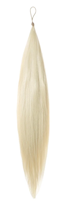 Human Hair Addition Silky Straight 24" Colour 60 - Pure Blonde (Versatile Ponytail and Braid Hair Switch)