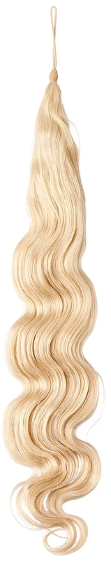 Human Hair Addition Softwave 18" Colour 60 - Pure Blonde (Versatile Ponytail and Braid Hair Switch)