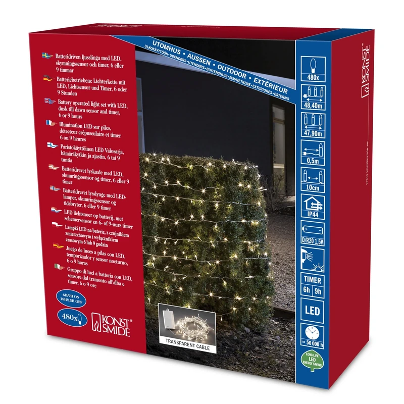 Konstsmide LED String Light, Copper, Warm White