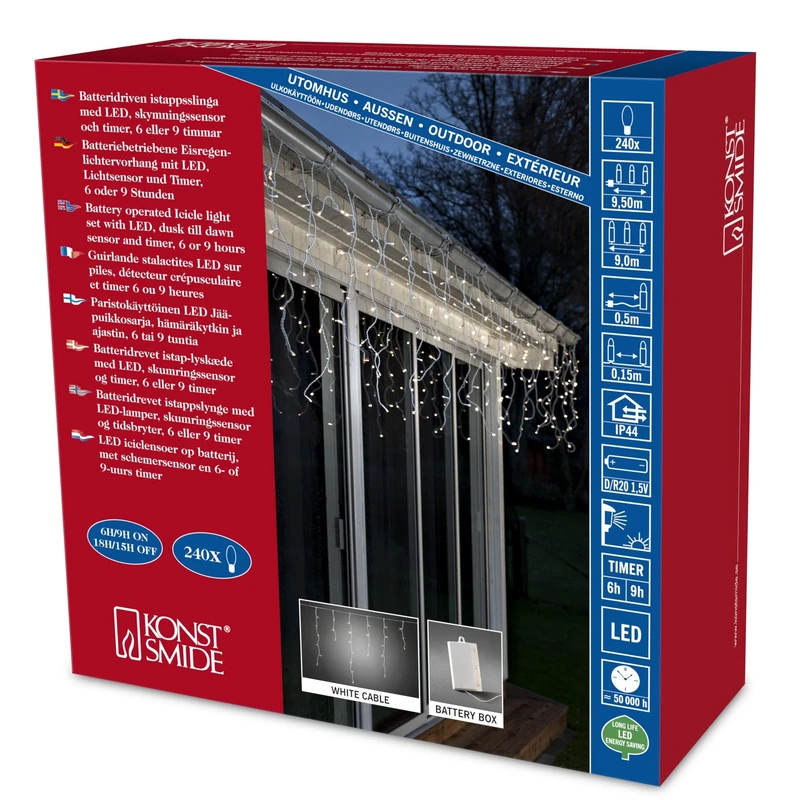 Konstsmide 3738 – 102 White Lighting