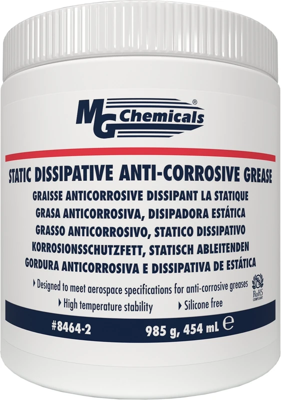 MG Chemicals Static Dissipative Anti-Corrosive Grease, 468mL Tub