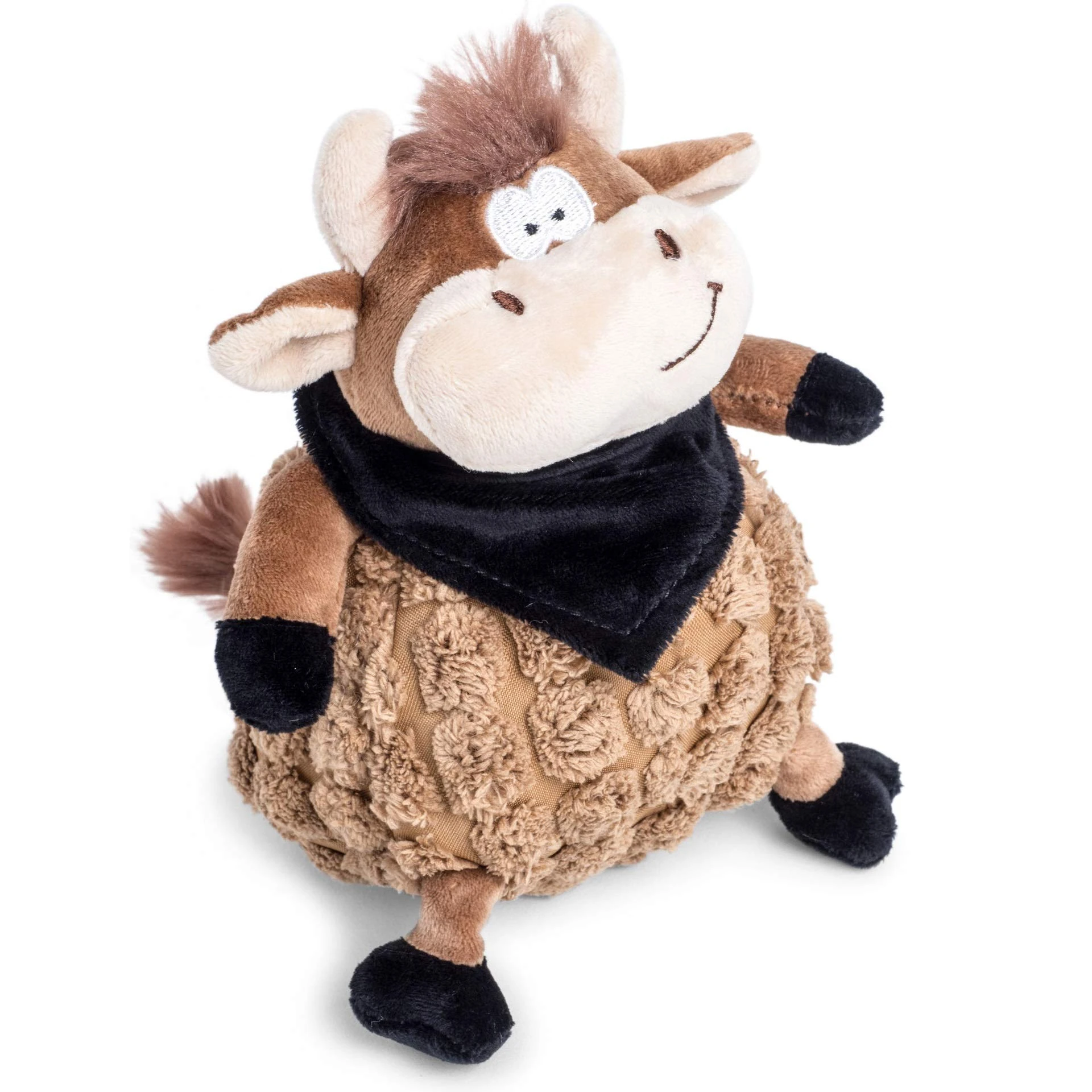 Petface Farmyard Buddies Chunky Cow Plush Dog Toy